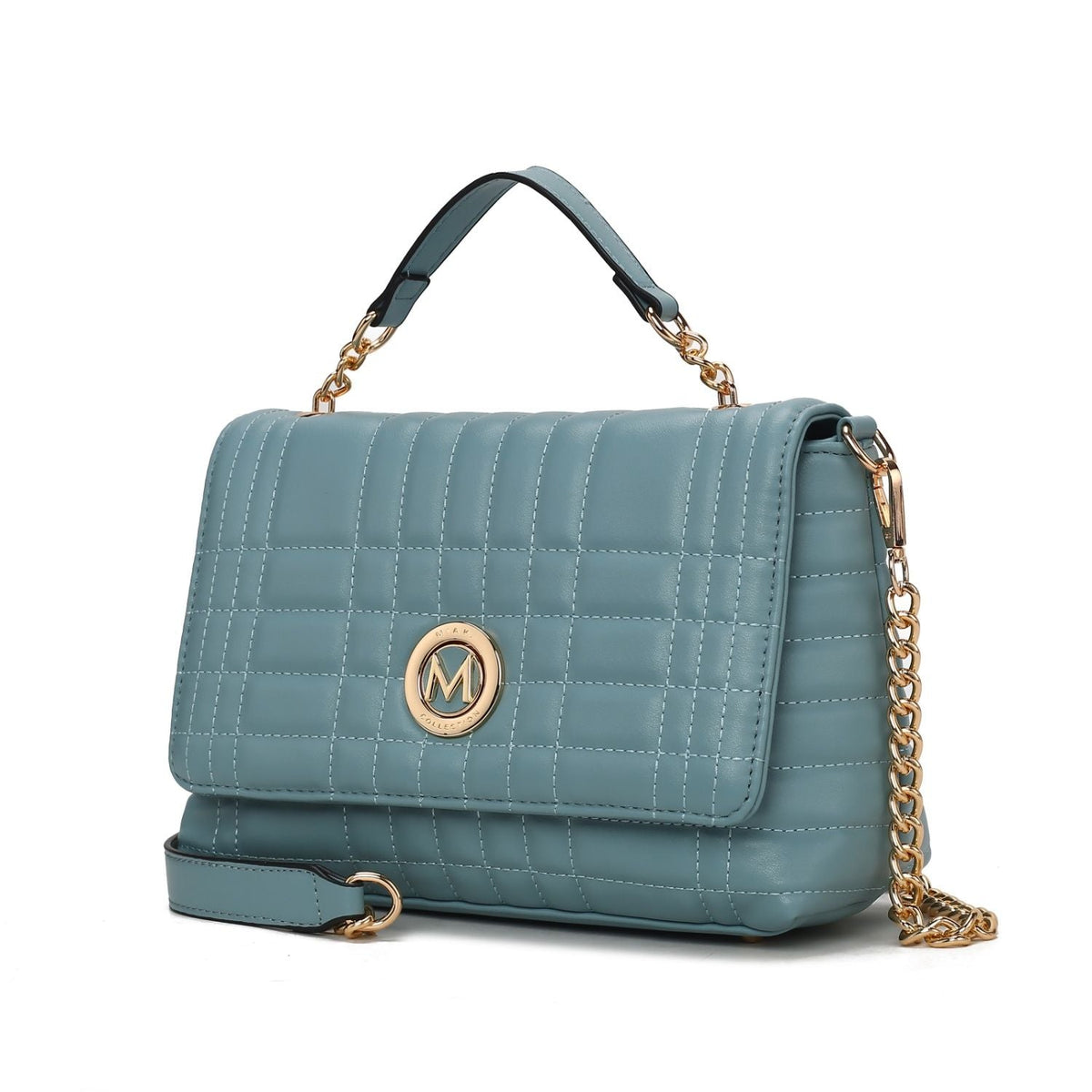 MKF Collection Lola Quilted Vegan Leather Women's Shoulder Bag by Mia K