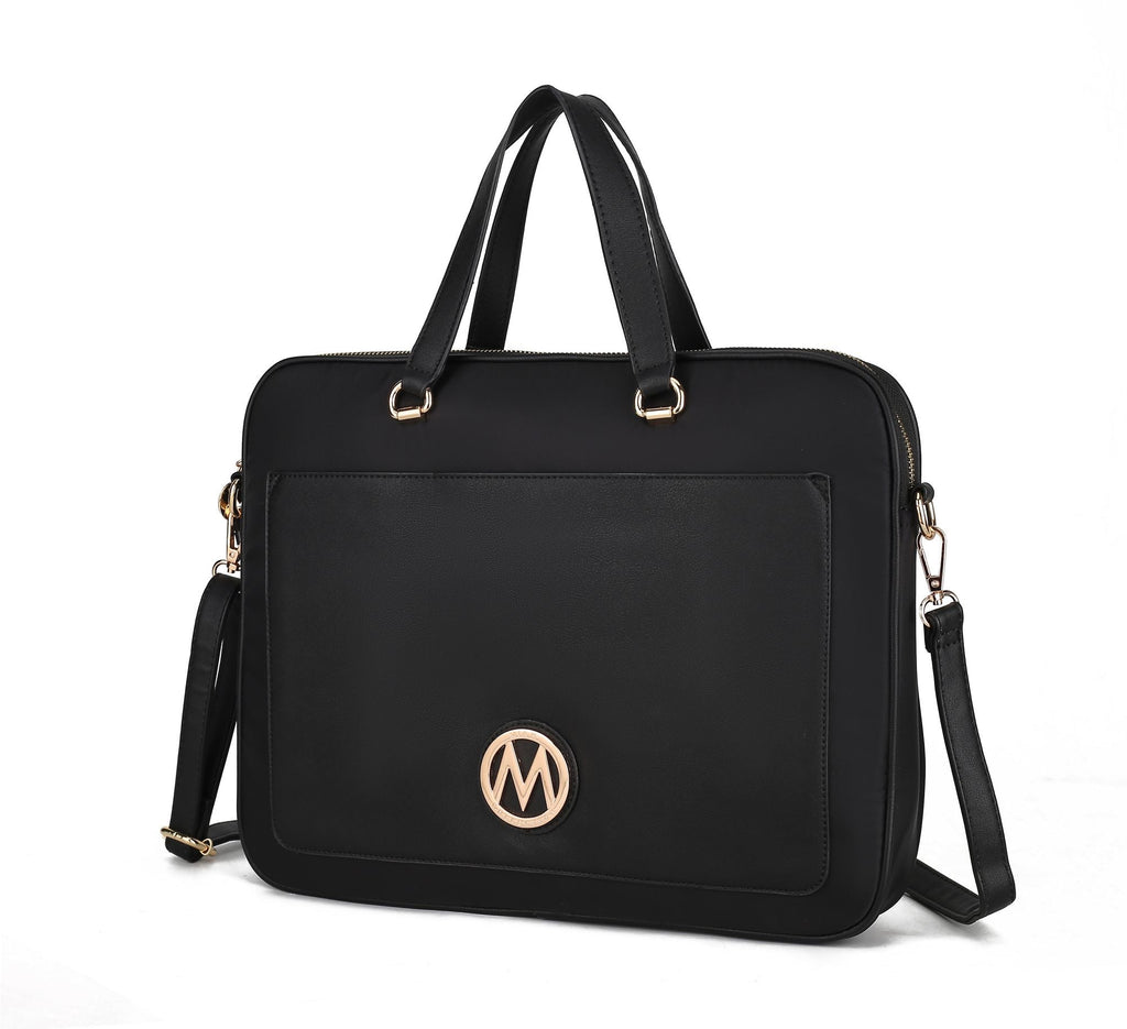 MKF Collection Nina Vegan Leather Women Laptop Case by Mia K