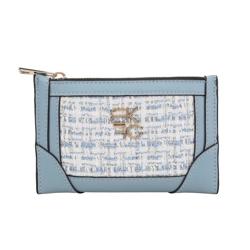 MKF Collection Sonnet Bi-Fold Wallet with Zip Coin Pocket for Women by Mia K