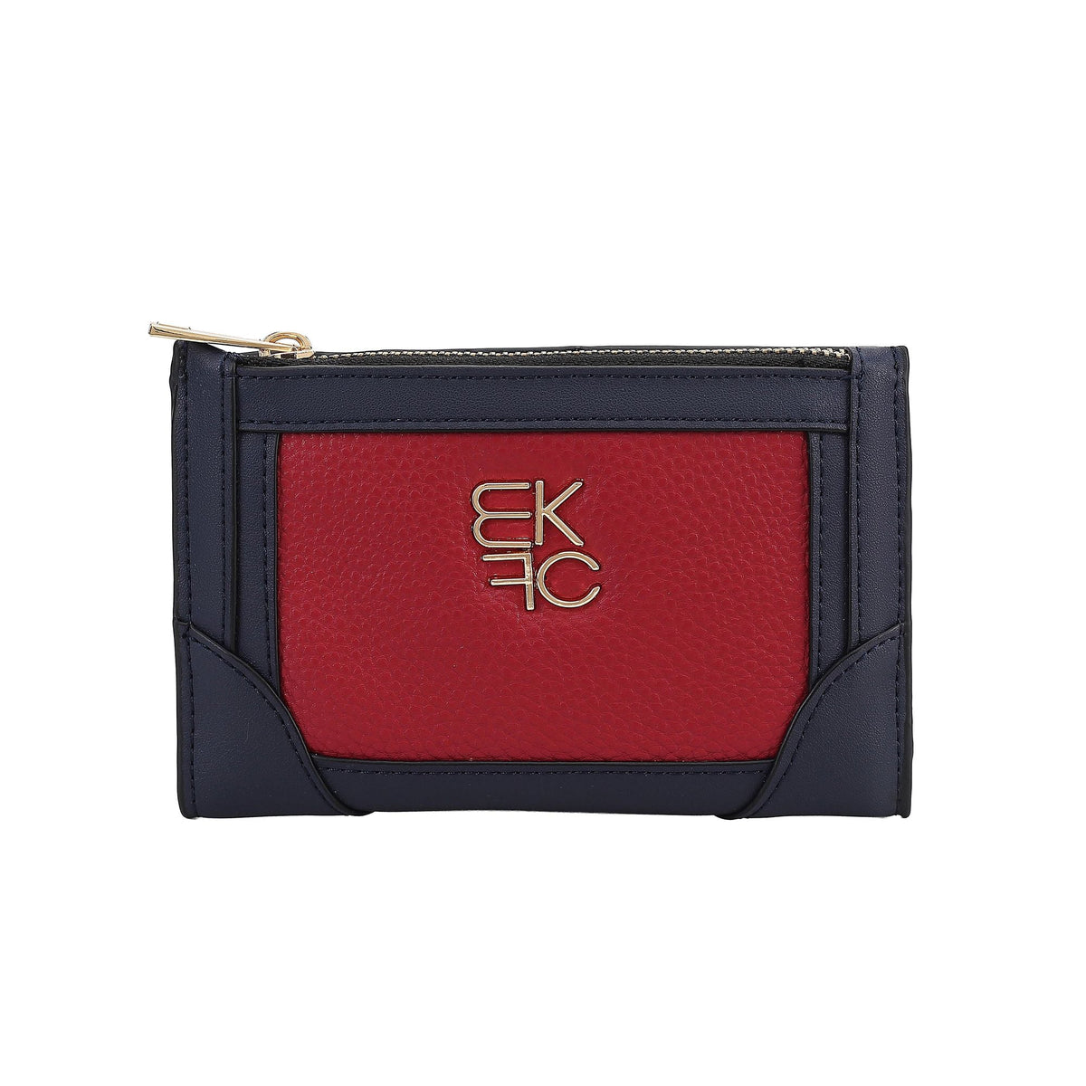 MKF Collection Sonnet Bi-Fold Wallet with Zip Coin Pocket for Women by Mia K