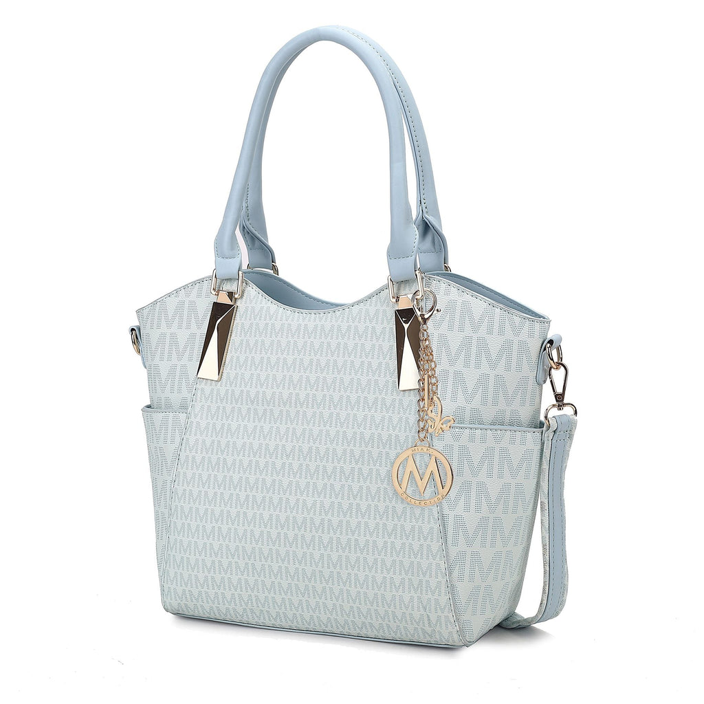 MKF Collection Devorah Signature Printed Vegan Leather Women's Tote Bag by Mia K