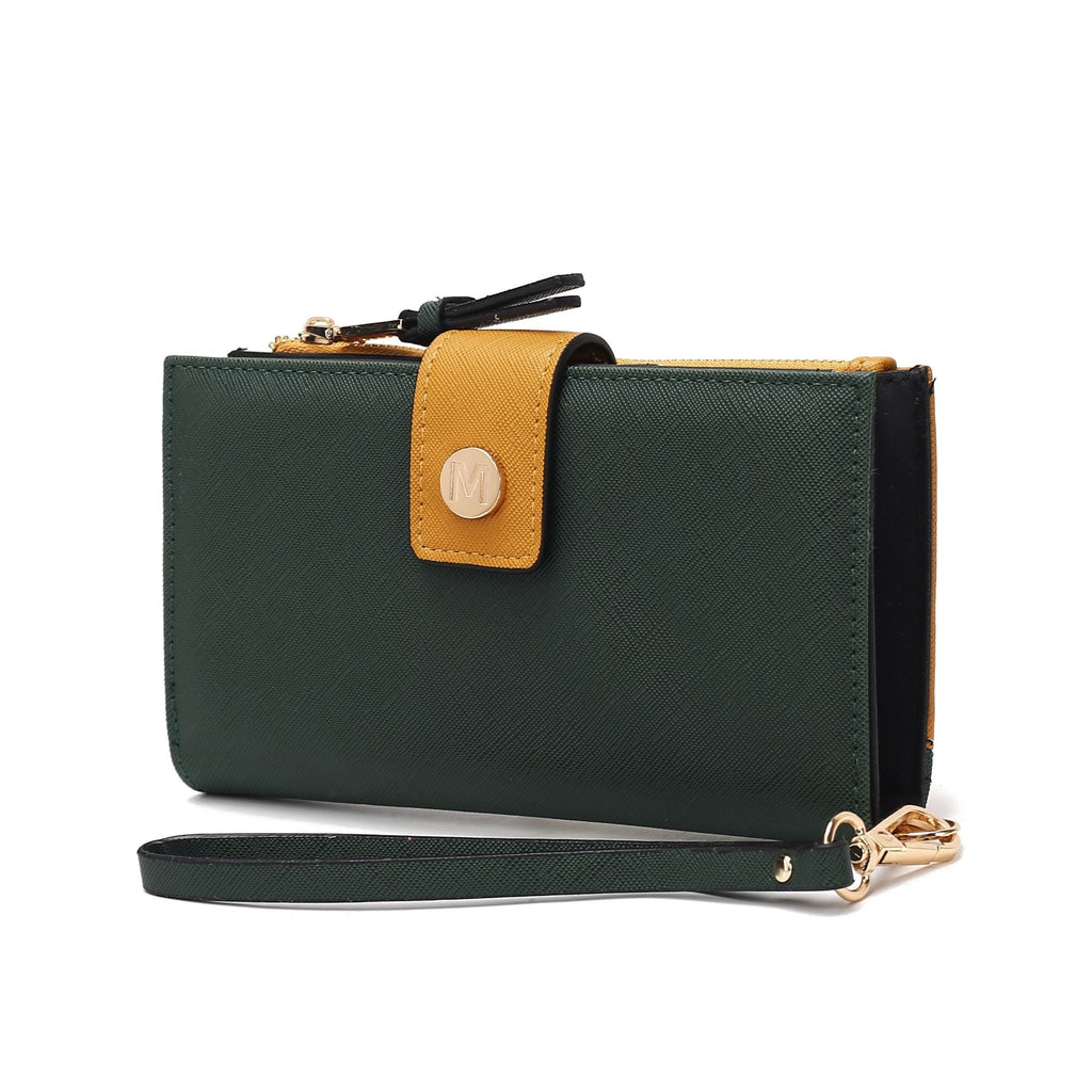 MKF Collection Solene Vegan Leather Women Wristlet Wallet by Mia K