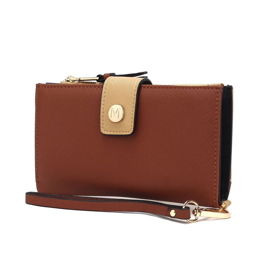 MKF Collection Solene Vegan Leather Women Wristlet Wallet by Mia K