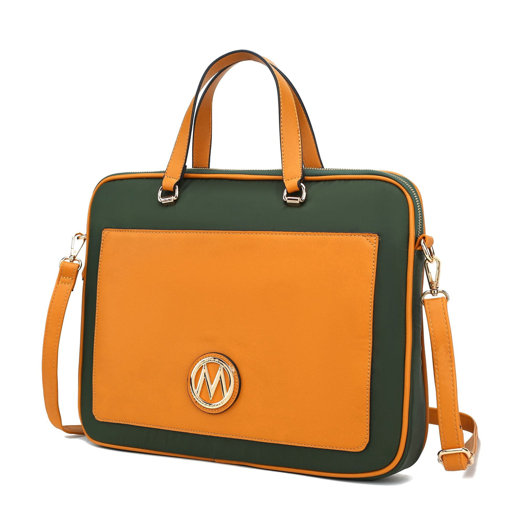 MKF Collection Nina Vegan Leather Women Laptop Case by Mia K