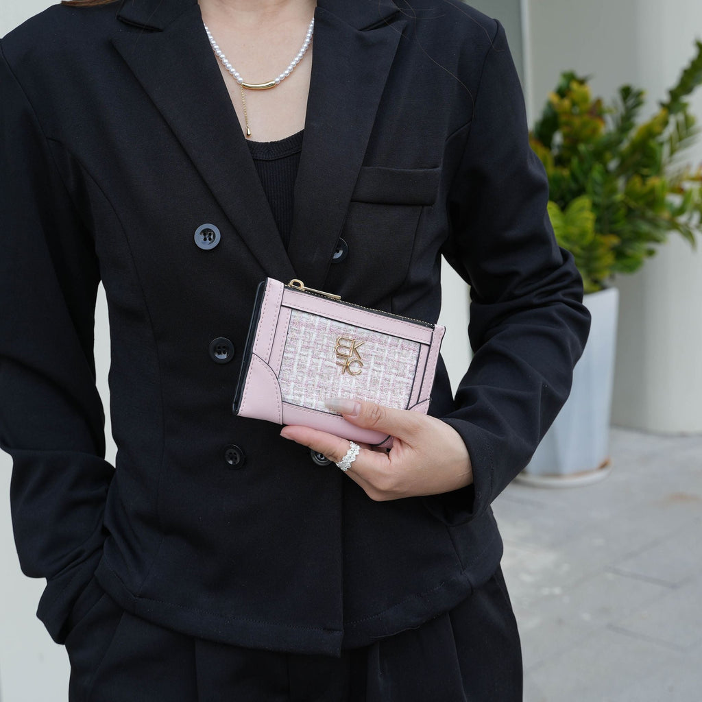 MKF Collection Sonnet Bi-Fold Wallet with Zip Coin Pocket for Women by Mia K