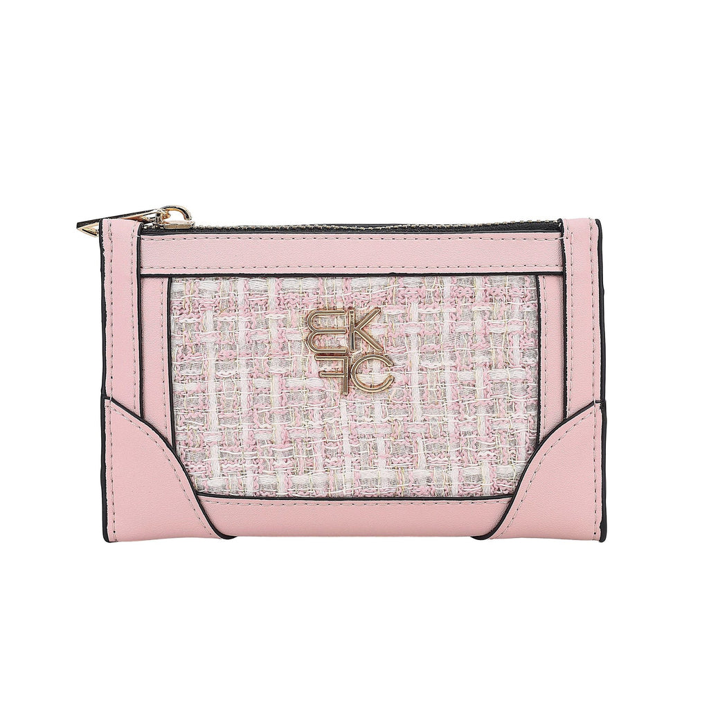 MKF Collection Sonnet Bi-Fold Wallet with Zip Coin Pocket for Women by Mia K
