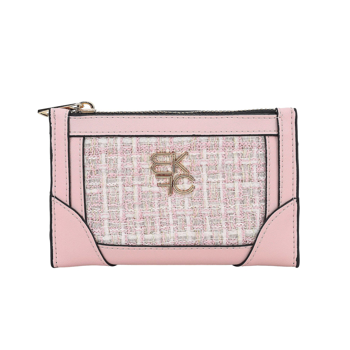 MKF Collection Sonnet Bi-Fold Wallet with Zip Coin Pocket for Women by Mia K