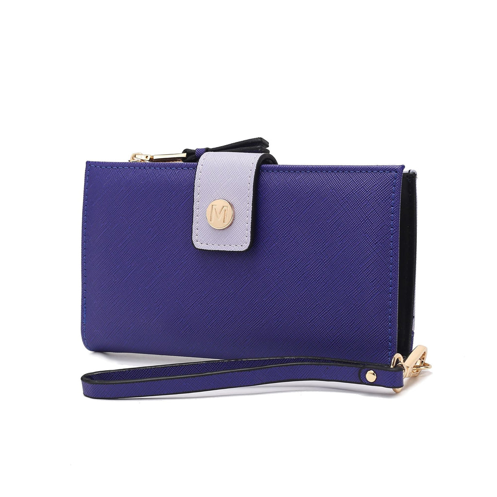 MKF Collection Solene Vegan Leather Women Wristlet Wallet by Mia K