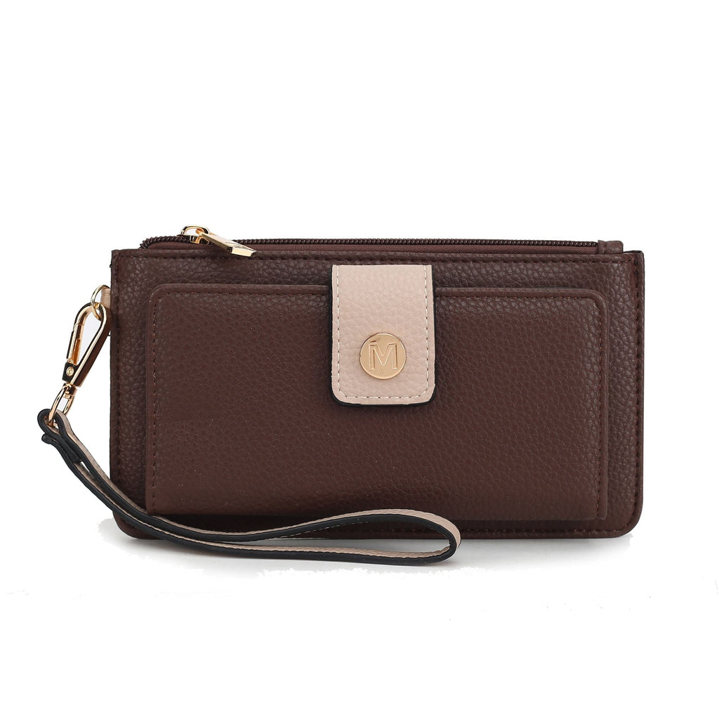 MKF Collection Olympe Vegan Leather Women Wristlet Wallet by Mia K