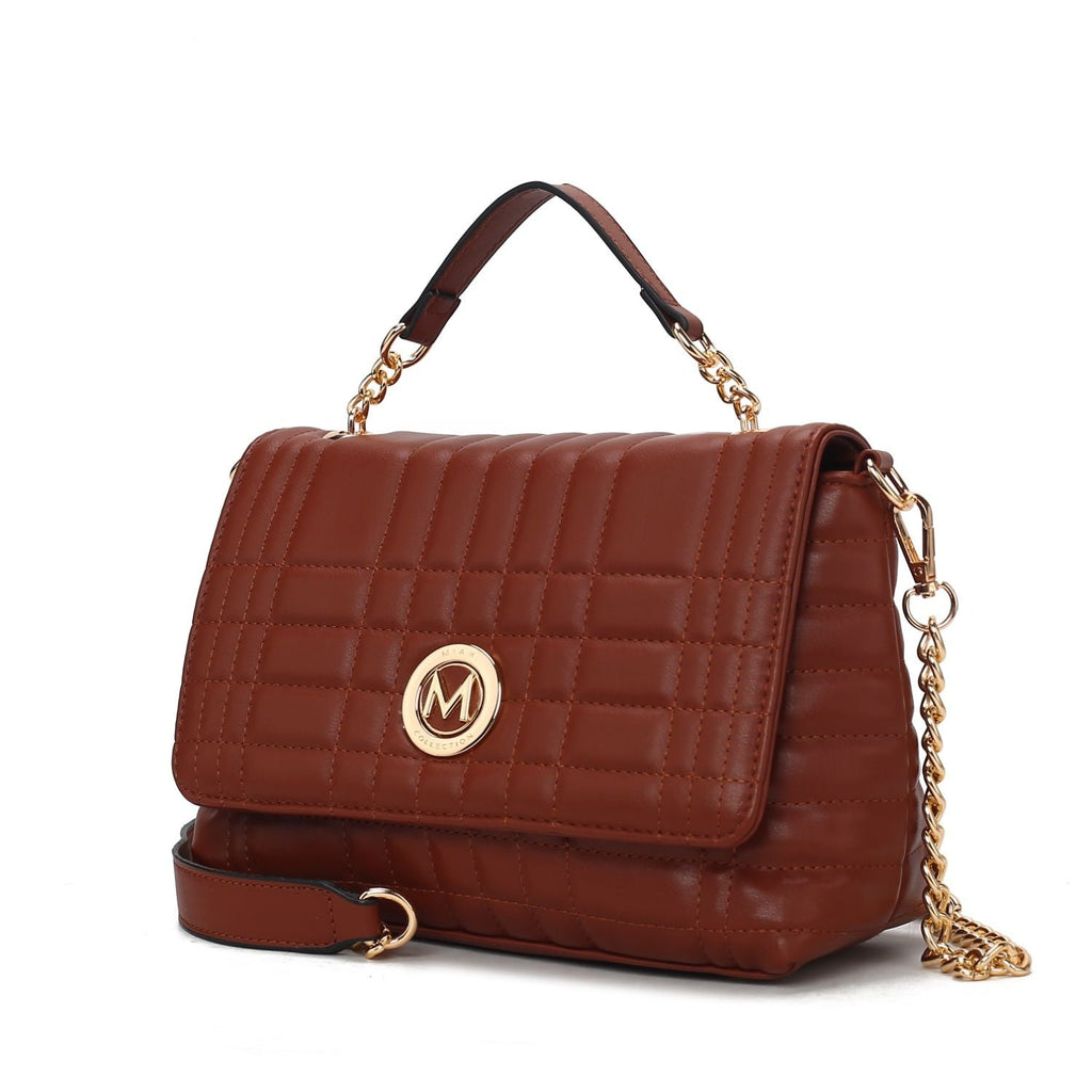 MKF Collection Lola Quilted Vegan Leather Women's Shoulder Bag by Mia K