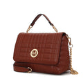 MKF Collection Lola Quilted Vegan Leather Women's Shoulder Bag by Mia K