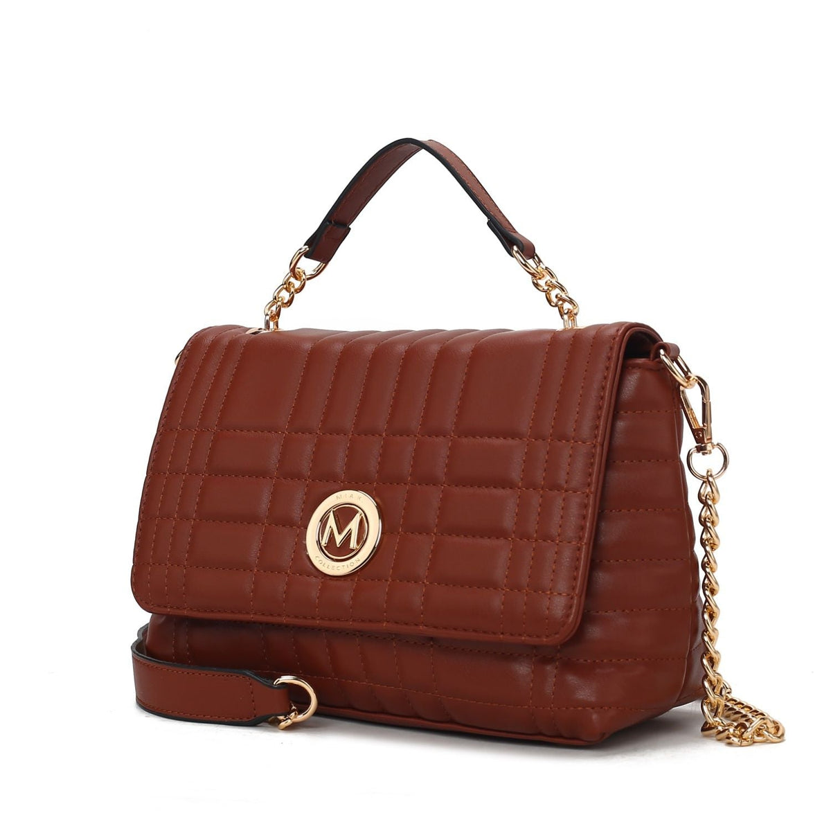 MKF Collection Lola Quilted Vegan Leather Women's Shoulder Bag by Mia K