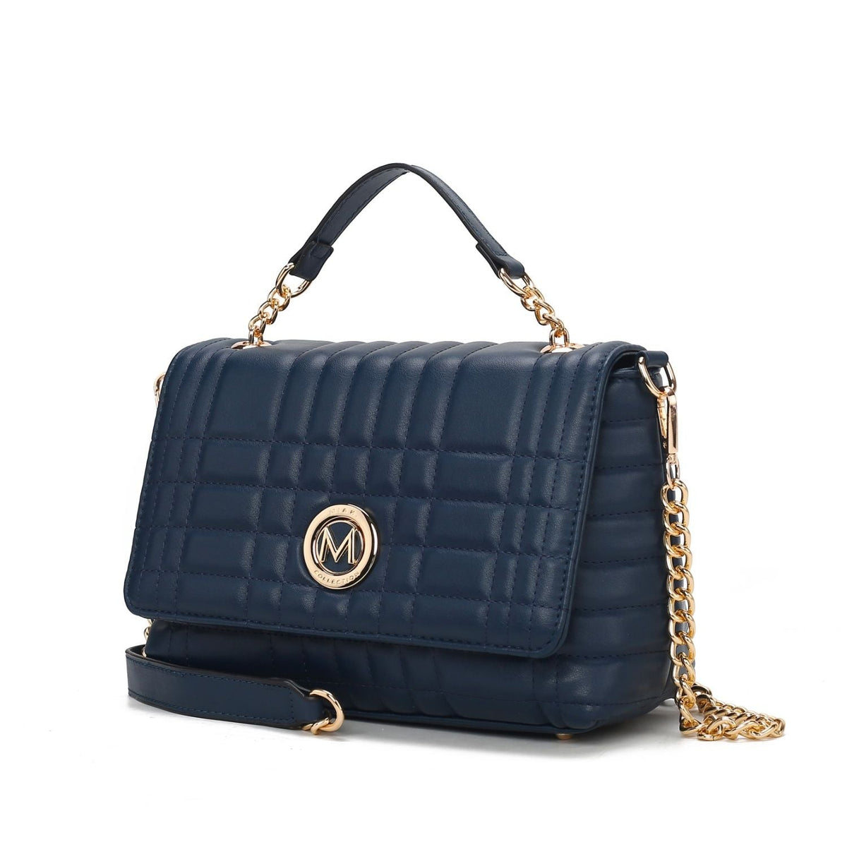 MKF Collection Lola Quilted Vegan Leather Women's Shoulder Bag by Mia K