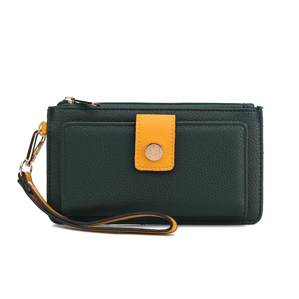 MKF Collection Olympe Vegan Leather Women Wristlet Wallet by Mia K