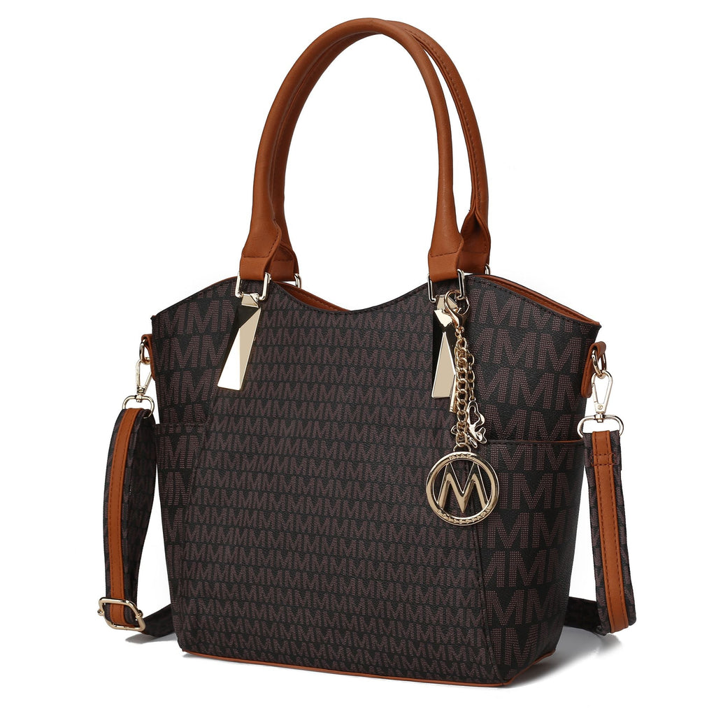 MKF Collection Devorah Signature Printed Vegan Leather Women's Tote Bag by Mia K