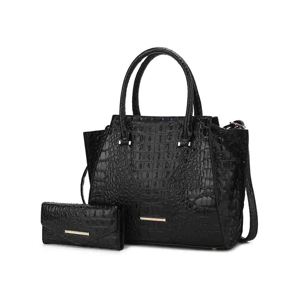 MKF Collection Viridiana Luxe Croc-Embossed Tote Bag Elegant and Versatile Handbag by Mia K