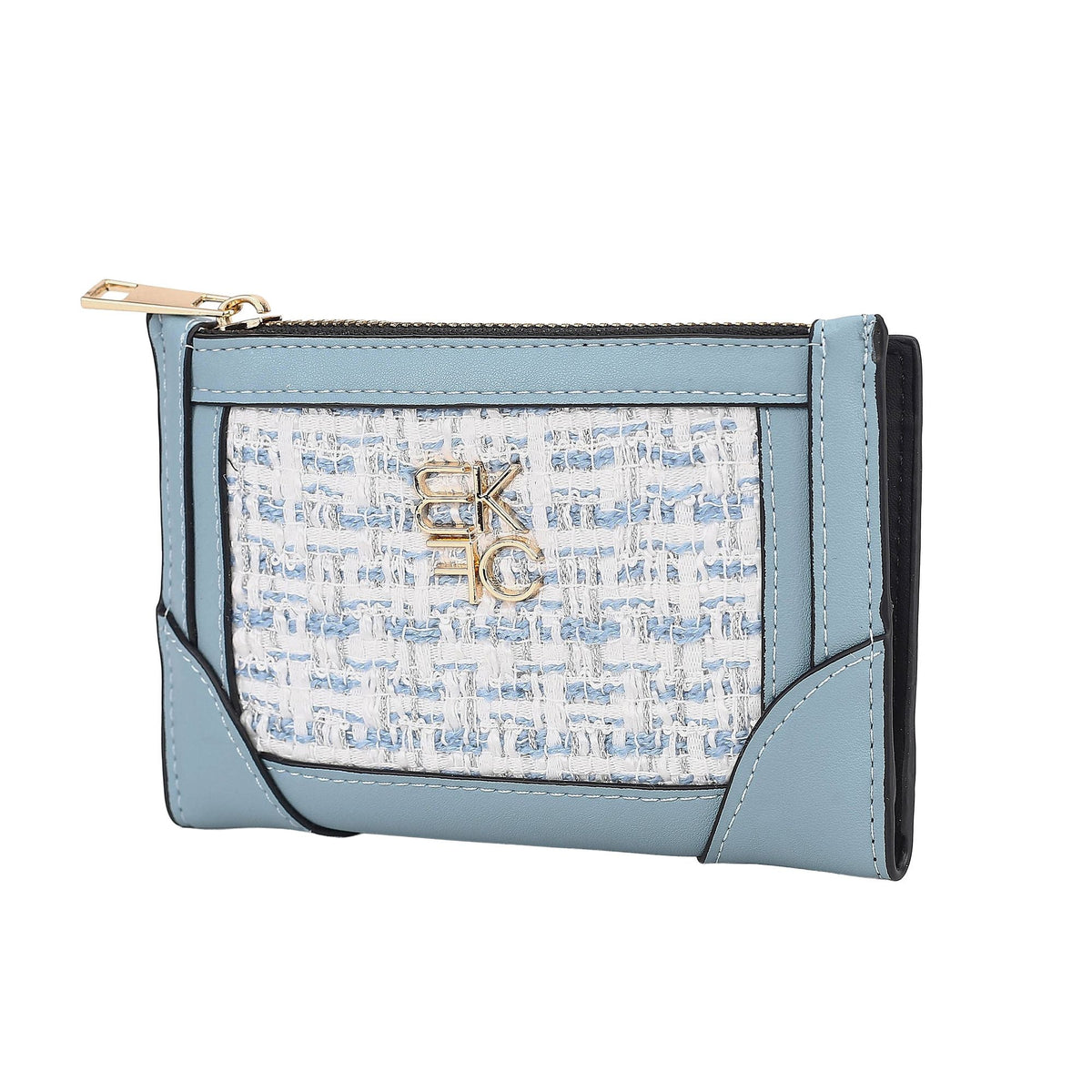 MKF Collection Sonnet Bi-Fold Wallet with Zip Coin Pocket for Women by Mia K