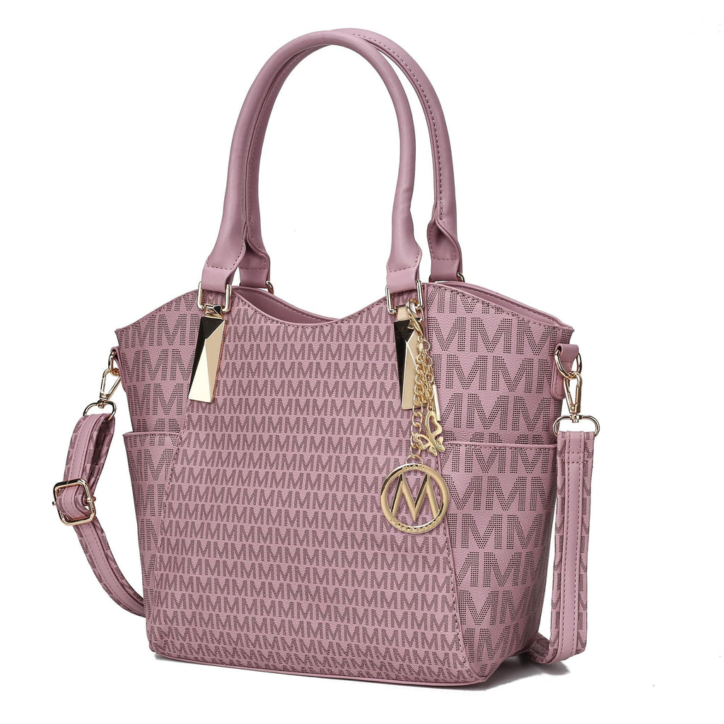 MKF Collection Devorah Signature Printed Vegan Leather Women's Tote Bag by Mia K