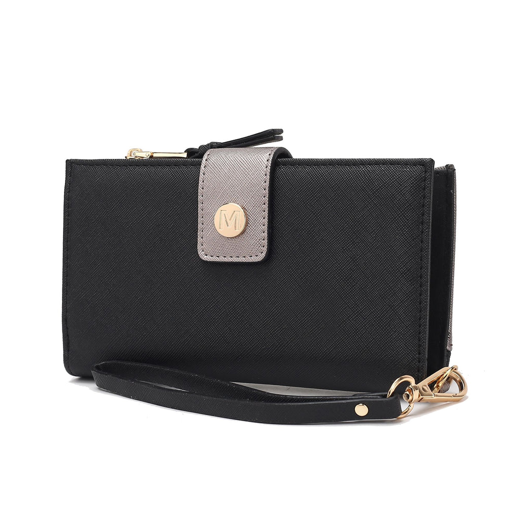 MKF Collection Solene Vegan Leather Women Wristlet Wallet by Mia K
