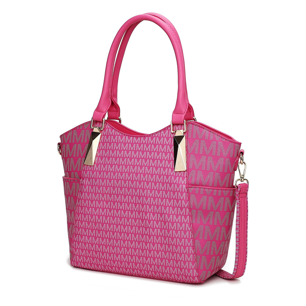MKF Collection Devorah Signature Printed Vegan Leather Women's Tote Bag by Mia K