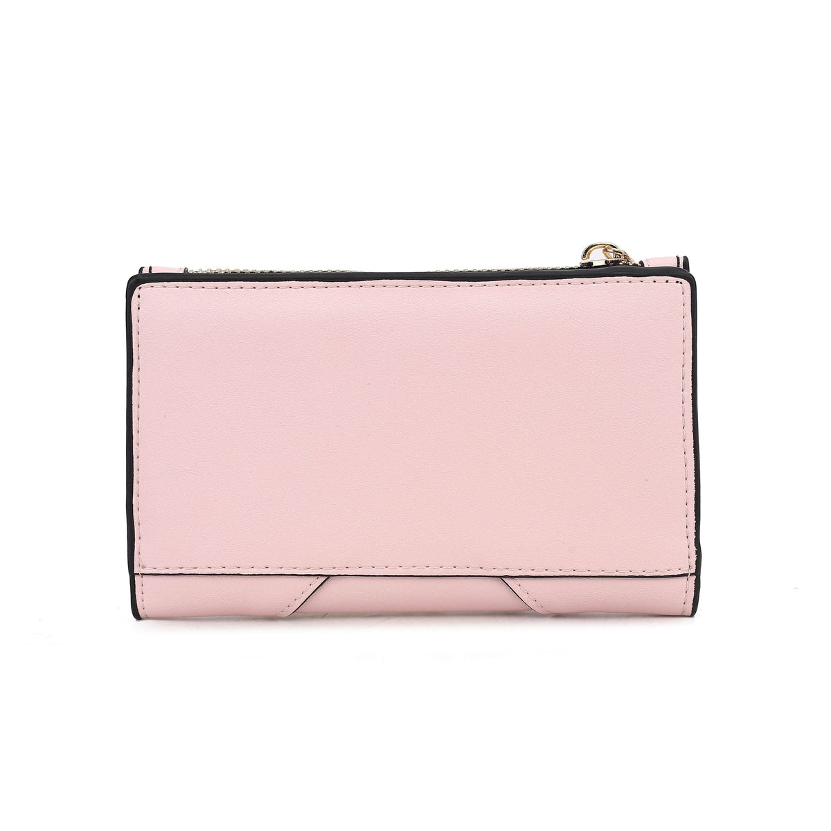 MKF Collection Sonnet Bi-Fold Wallet with Zip Coin Pocket for Women by Mia K