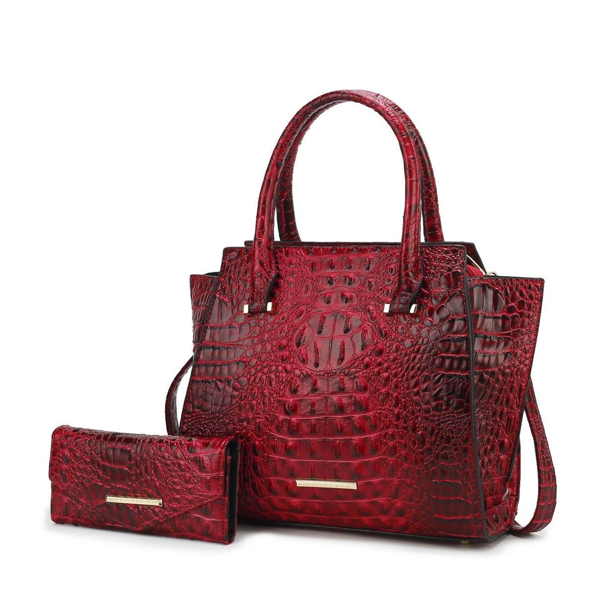 MKF Collection Viridiana Luxe Croc-Embossed Tote Bag Elegant and Versatile Handbag by Mia K